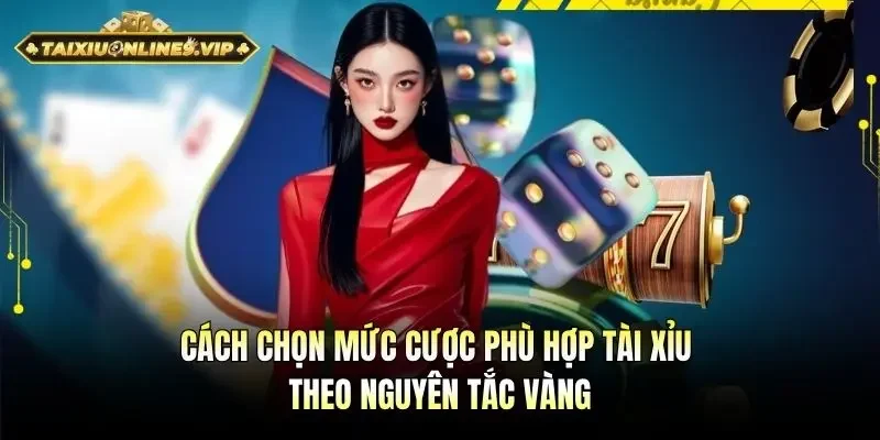 Cách chọn mức cược phù hợp tài xỉu